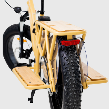 Cargo Bike Electrikfatbike com porta-bagagens integrado