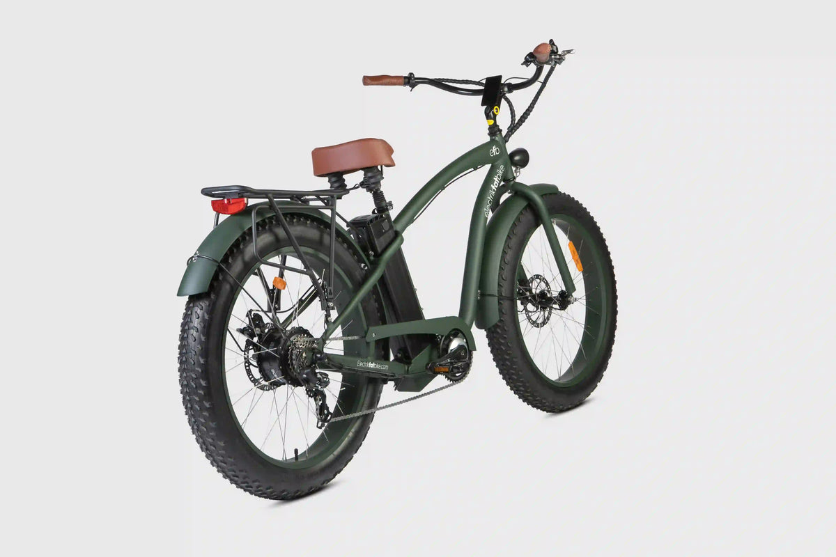 Fat bike elétrica EFB Modelo Greeny Traseiro