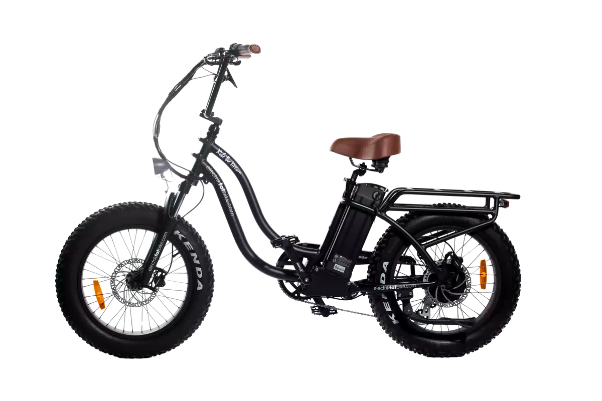 Compact Bike Electrikfatbike Preta Vista Lateral
